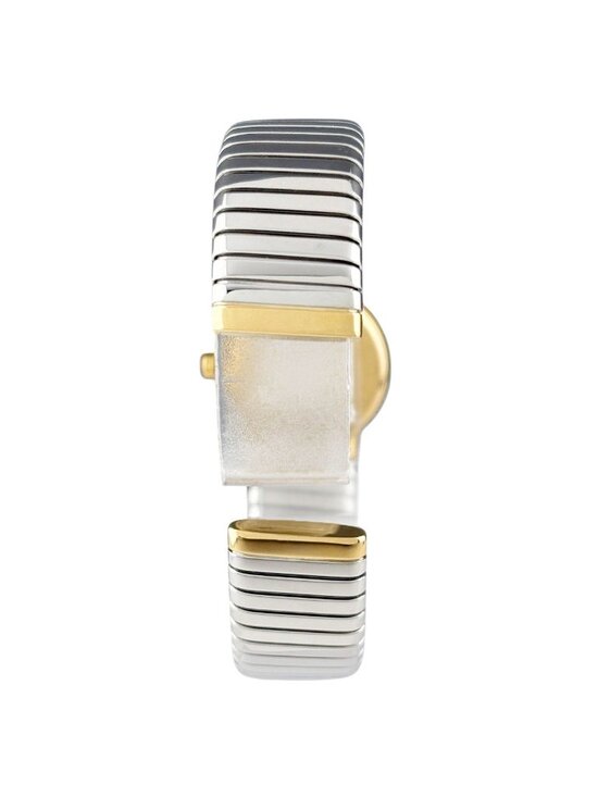 Bvlgari Tubogas Watch SS YG Quartz Black main image 8